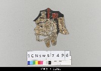 藏品(中國湖北皮影戲偶頭-淨)的圖片